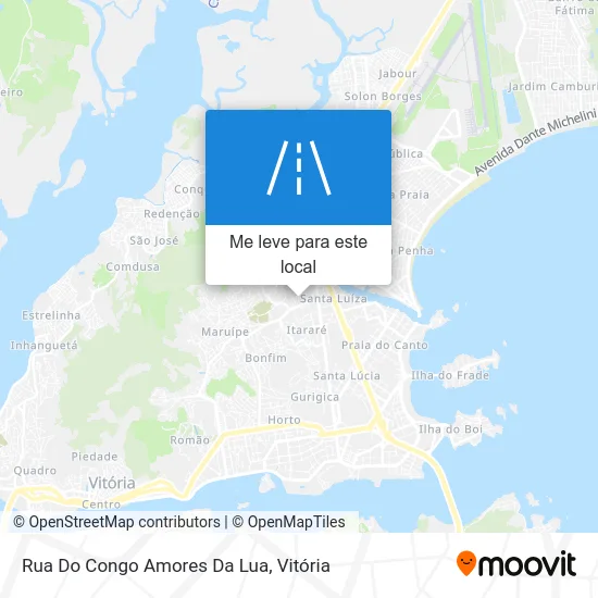 Rua Do Congo Amores Da Lua mapa