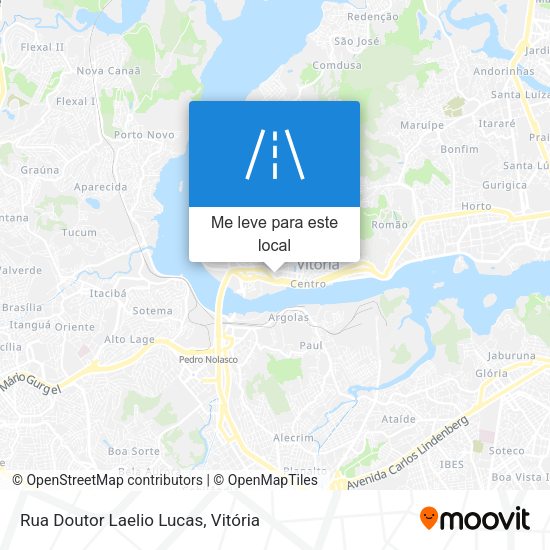Rua Doutor Laelio Lucas mapa