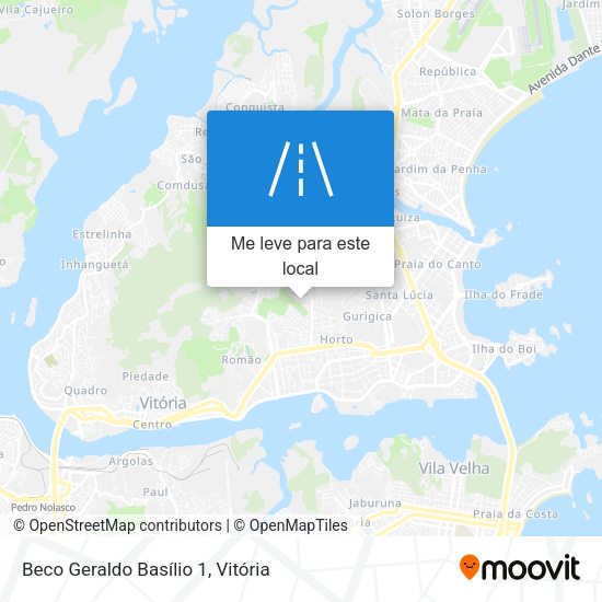 Beco Geraldo Basílio 1 mapa