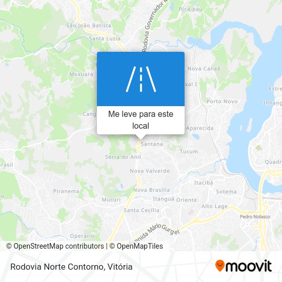 Rodovia Norte Contorno mapa
