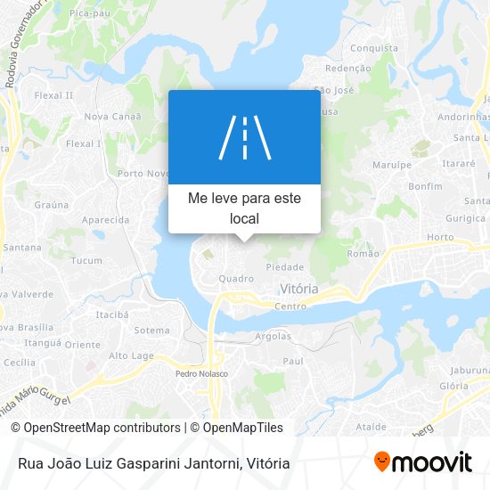Rua João Luiz Gasparini Jantorni mapa