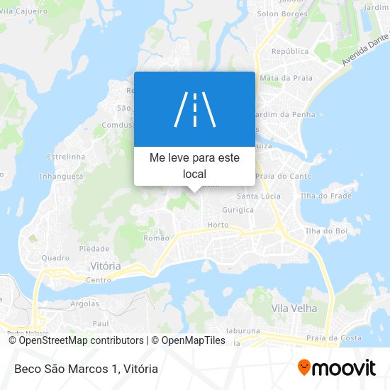 Beco São Marcos 1 mapa