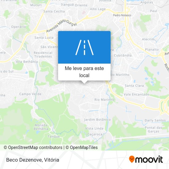Beco Dezenove mapa