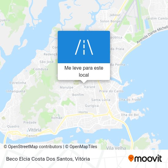 Beco Elcia Costa Dos Santos mapa