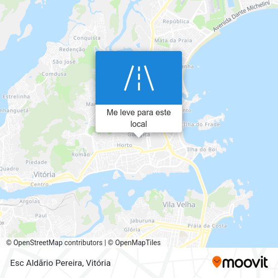 Esc Aldãrio Pereira mapa