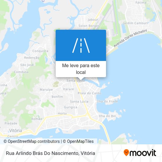 Rua Arlindo Brás Do Nascimento mapa