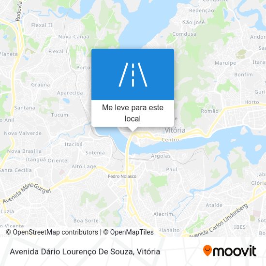 Avenida Dário Lourenço De Souza mapa