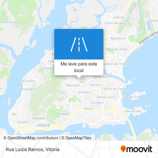 Rua Luiza Ramos mapa