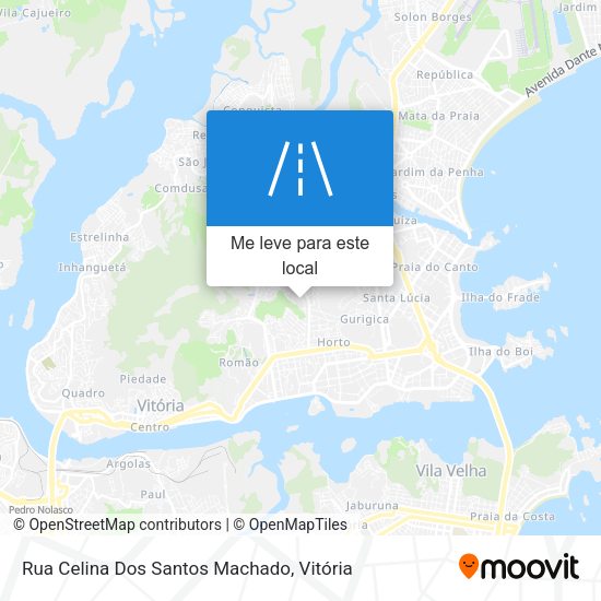Rua Celina Dos Santos Machado mapa