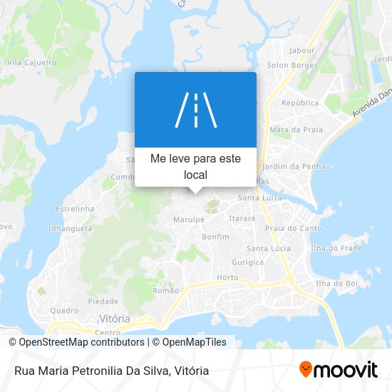 Rua Maria Petronilia Da Silva mapa