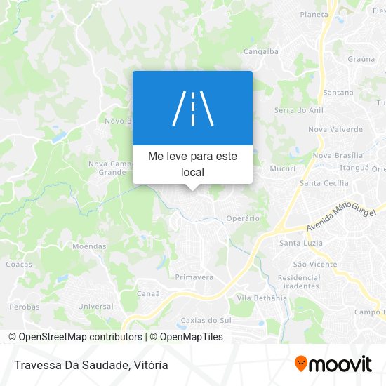 Travessa Da Saudade mapa