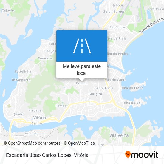 Escadaria Joao Carlos Lopes mapa