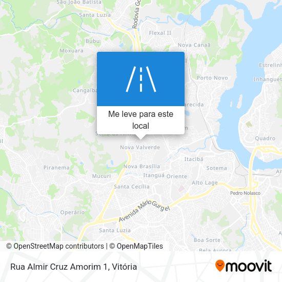 Rua Almir Cruz Amorim 1 mapa