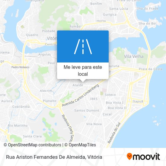 Rua Ariston Fernandes De Almeida mapa