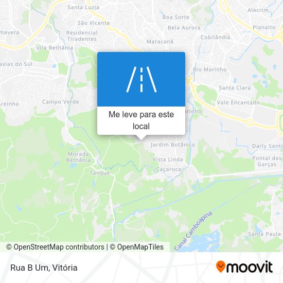 Rua B Um mapa