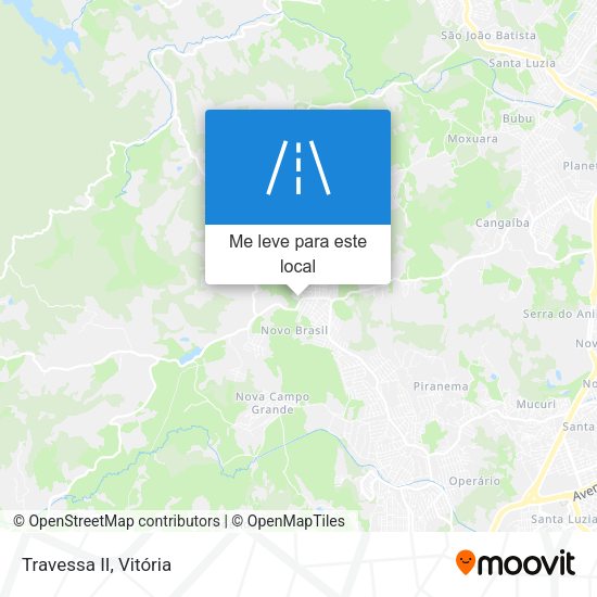 Travessa II mapa