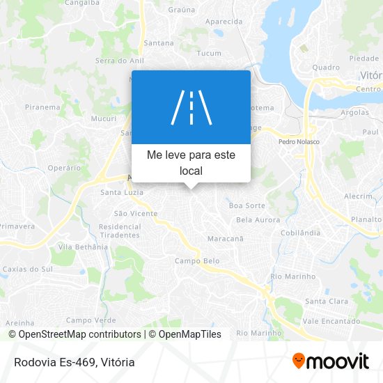 Rodovia Es-469 mapa