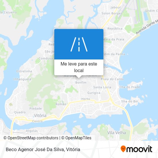 Beco Agenor José Da Silva mapa