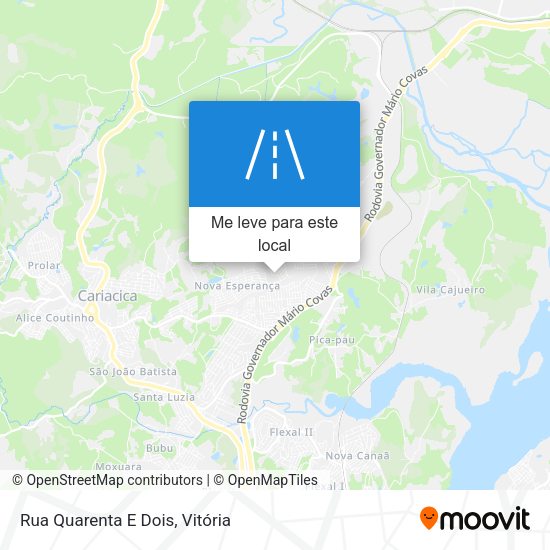 Rua Quarenta E Dois mapa