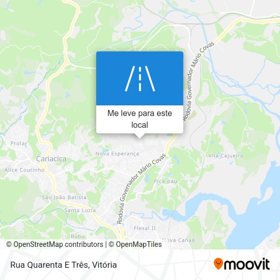 Rua Quarenta E Três mapa