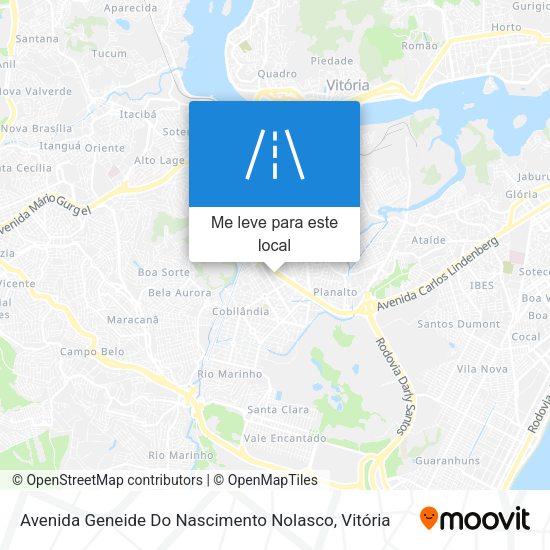 Avenida Geneide Do Nascimento Nolasco mapa