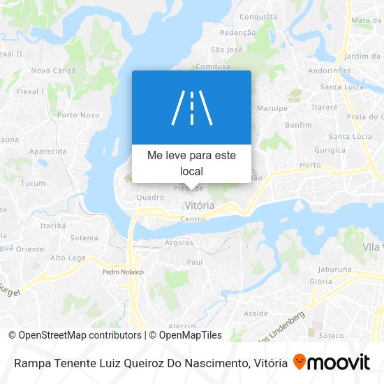 Rampa Tenente Luiz Queiroz Do Nascimento mapa