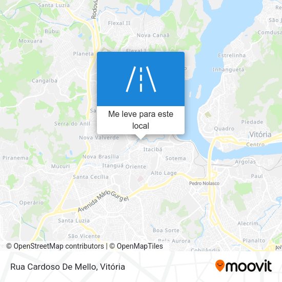 Rua Cardoso De Mello mapa