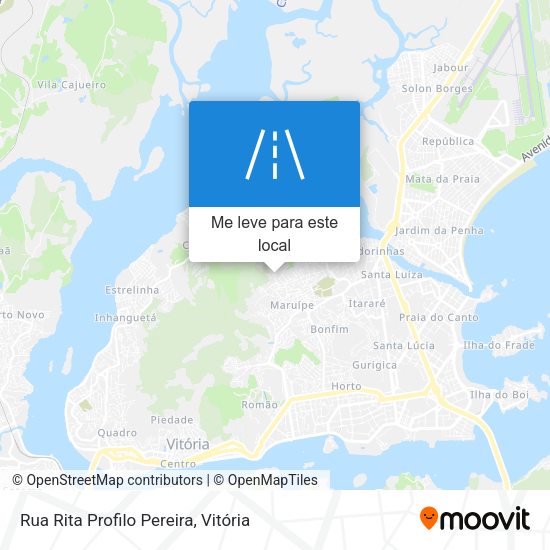 Rua Rita Profilo Pereira mapa