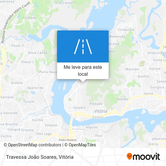 Travessa João Soares mapa