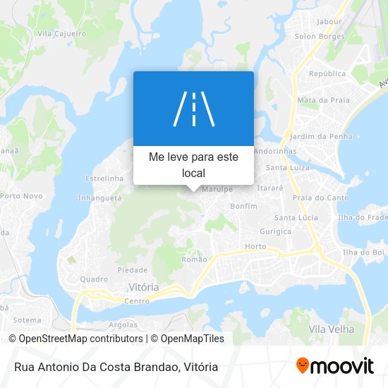 Rua Antonio Da Costa Brandao mapa