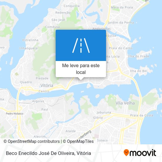 Beco Enecildo José De Oliveira mapa