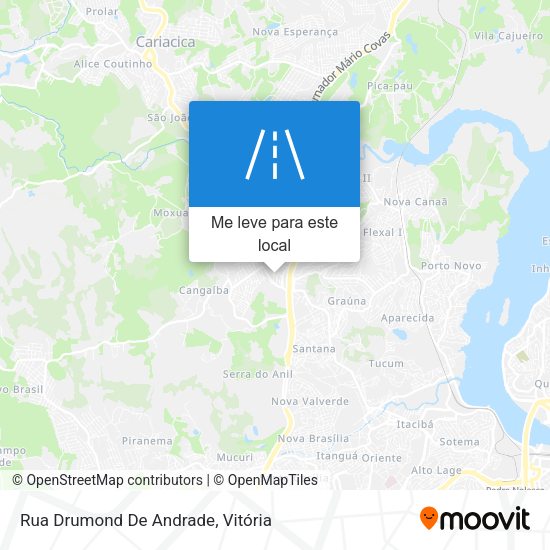 Rua Drumond De Andrade mapa