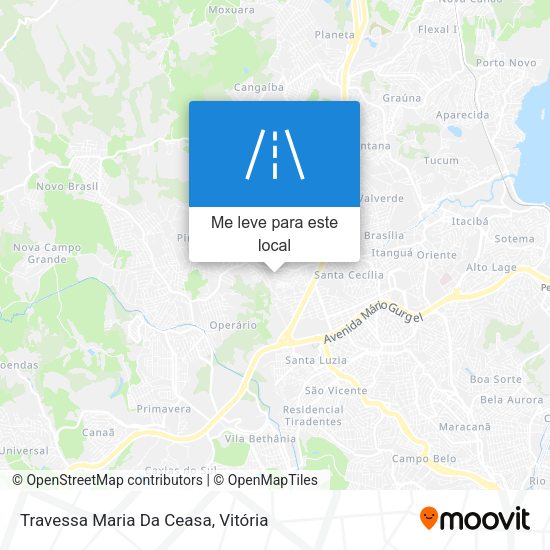 Travessa Maria Da Ceasa mapa