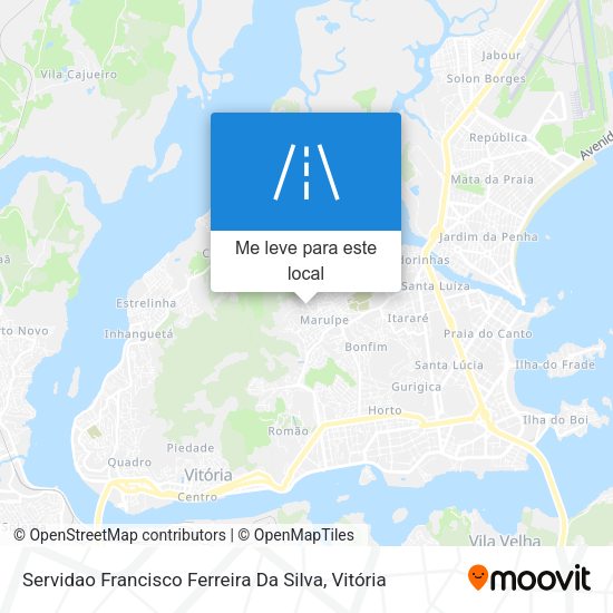 Servidao Francisco Ferreira Da Silva mapa