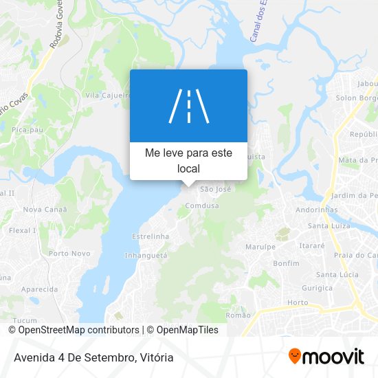 Avenida 4 De Setembro mapa