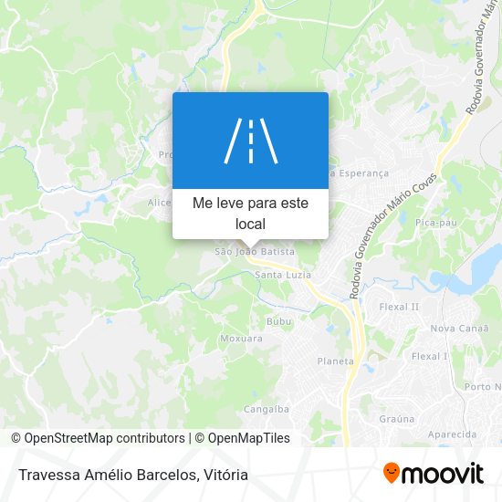 Travessa Amélio Barcelos mapa