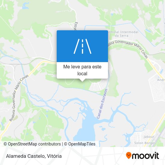 Alameda Castelo mapa