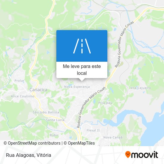 Rua Alagoas mapa
