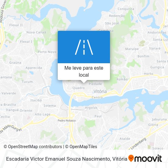 Escadaria Victor Emanuel Souza Nascimento mapa