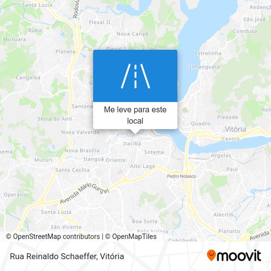 Rua Reinaldo Schaeffer mapa