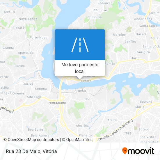 Rua 23 De Maio mapa