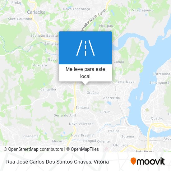 Rua José Carlos Dos Santos Chaves mapa