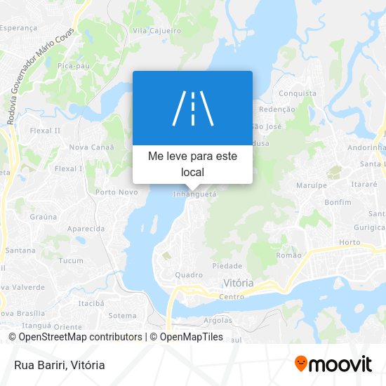 Rua Bariri mapa