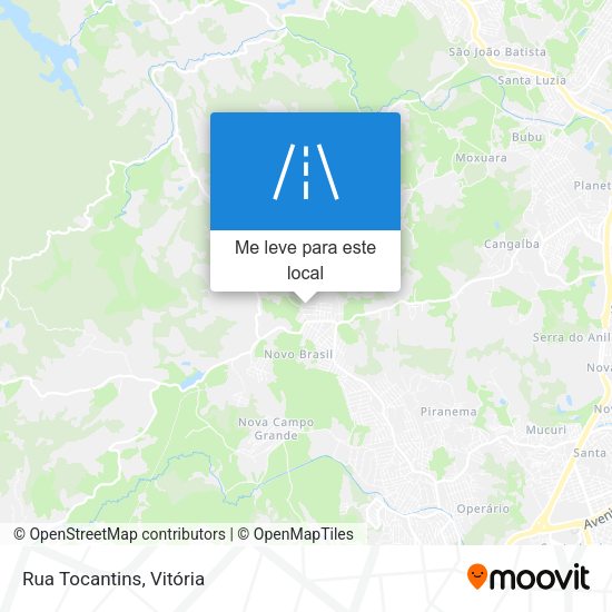 Rua Tocantins mapa