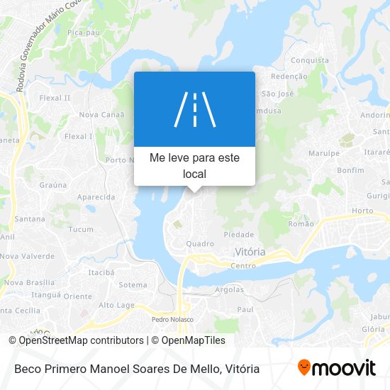 Beco Primero Manoel Soares De Mello mapa