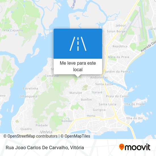 Rua Joao Carlos De Carvalho mapa