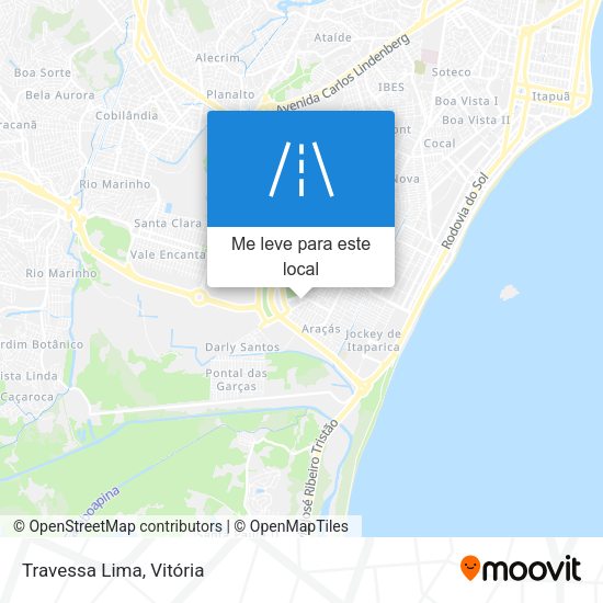 Travessa Lima mapa