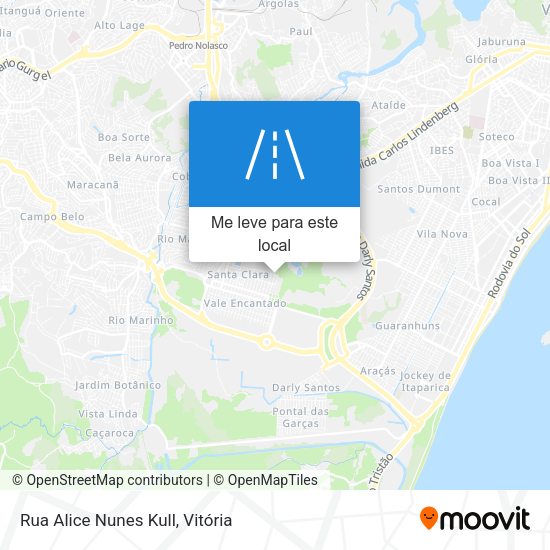 Rua Alice Nunes Kull mapa