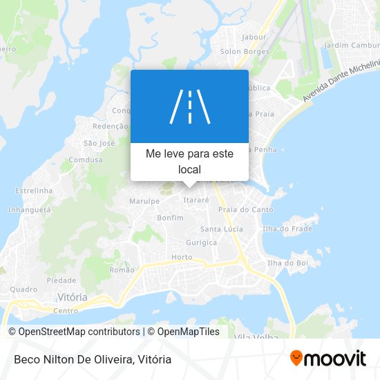 Beco Nilton De Oliveira mapa