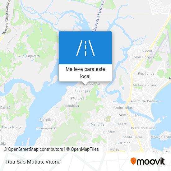 Rua São Matias mapa